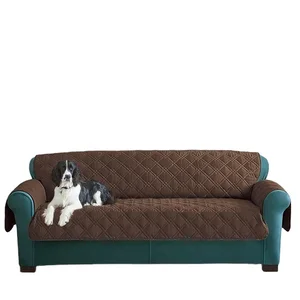 Hot Sale Sofa Covers Embossing Sofa Protector Waterproof  100% Polyester Waterproof Furniture Sofa Protector