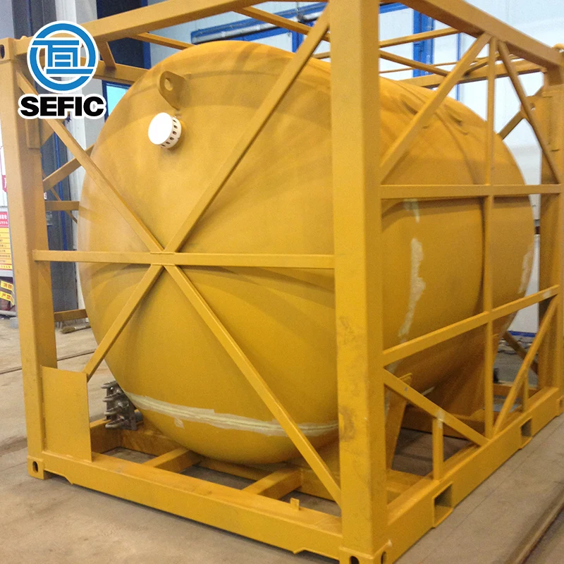 10 Feet T75 ASME Standard ISO Tank for LN2/LO2/LAR Storage and Transport