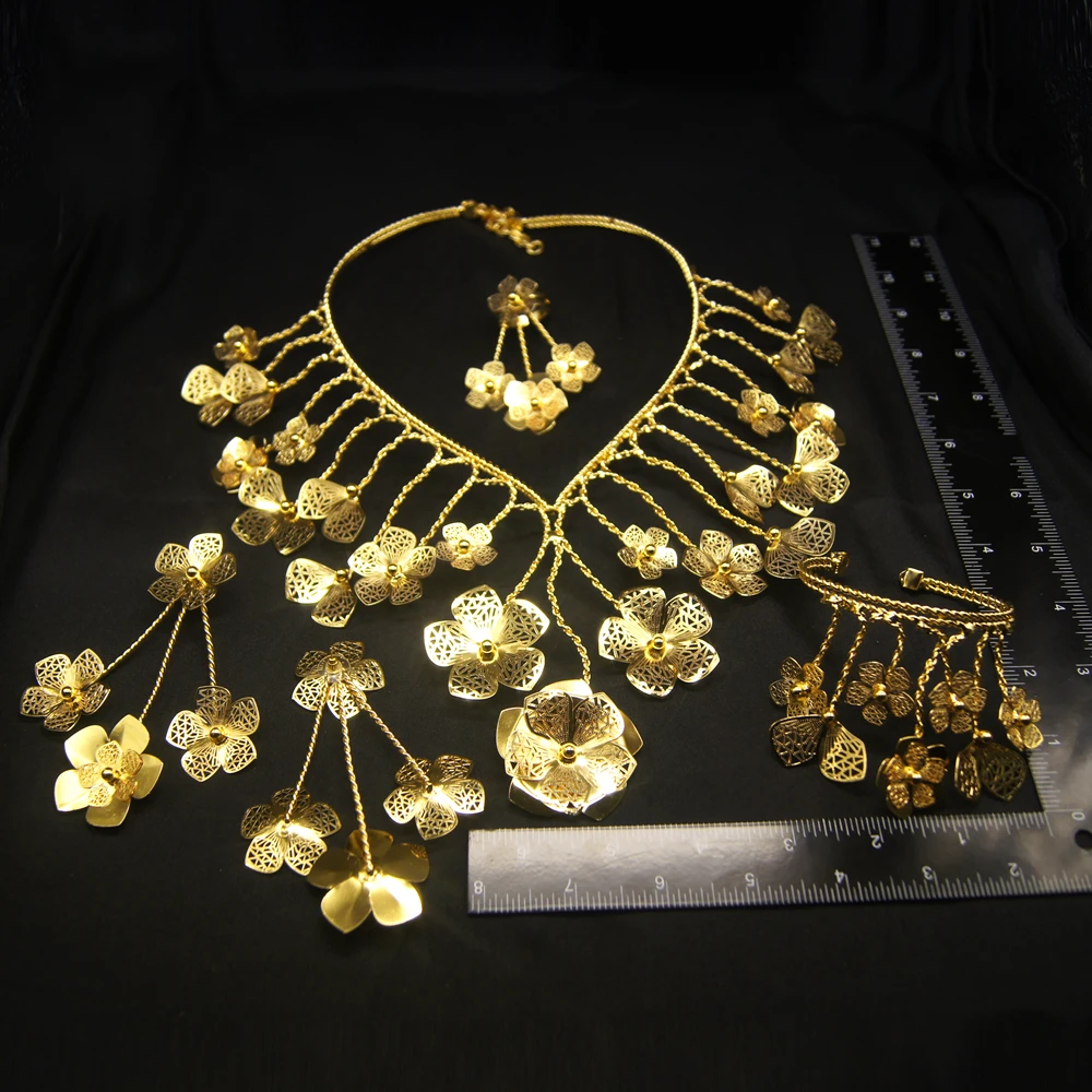 Customized Brazilian Gold Plated Jewelry  Yulaili Jewellery Sets Brazilian  Gold - Customized Jewelry Sets - Aliexpress