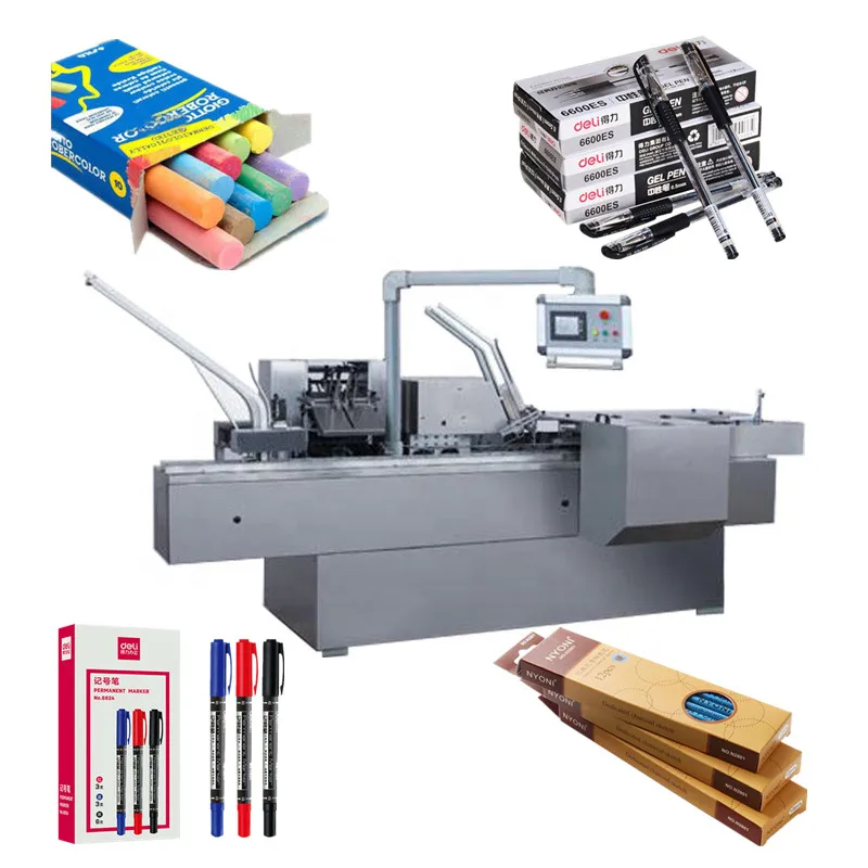 Marker Pen Cartoner Machine Automatic Cartoning Machine for Pen Pencil Crayon