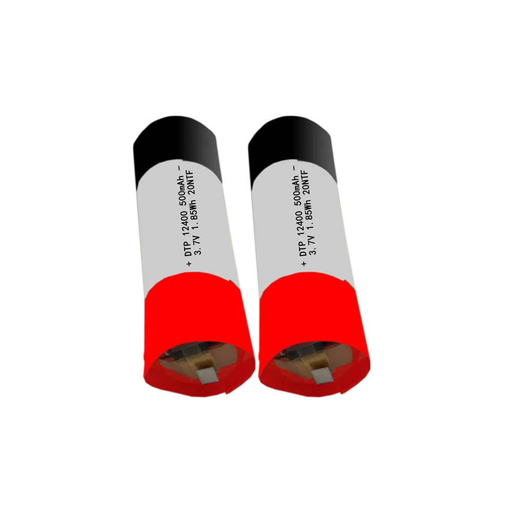 Cylindrical Cell 12400 20600 500mAh LiPo Lithium Polymer Battery for Toys