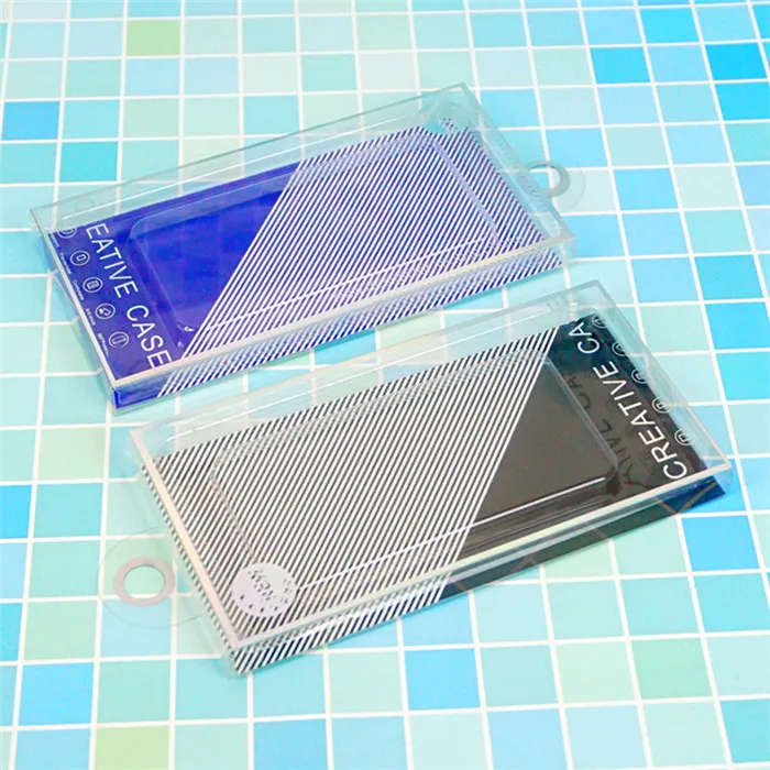 Отверстие для подвешивания прозрачный ПВХ для упаковки чехлов для сотовых телефонов коробка для мобильного телефона