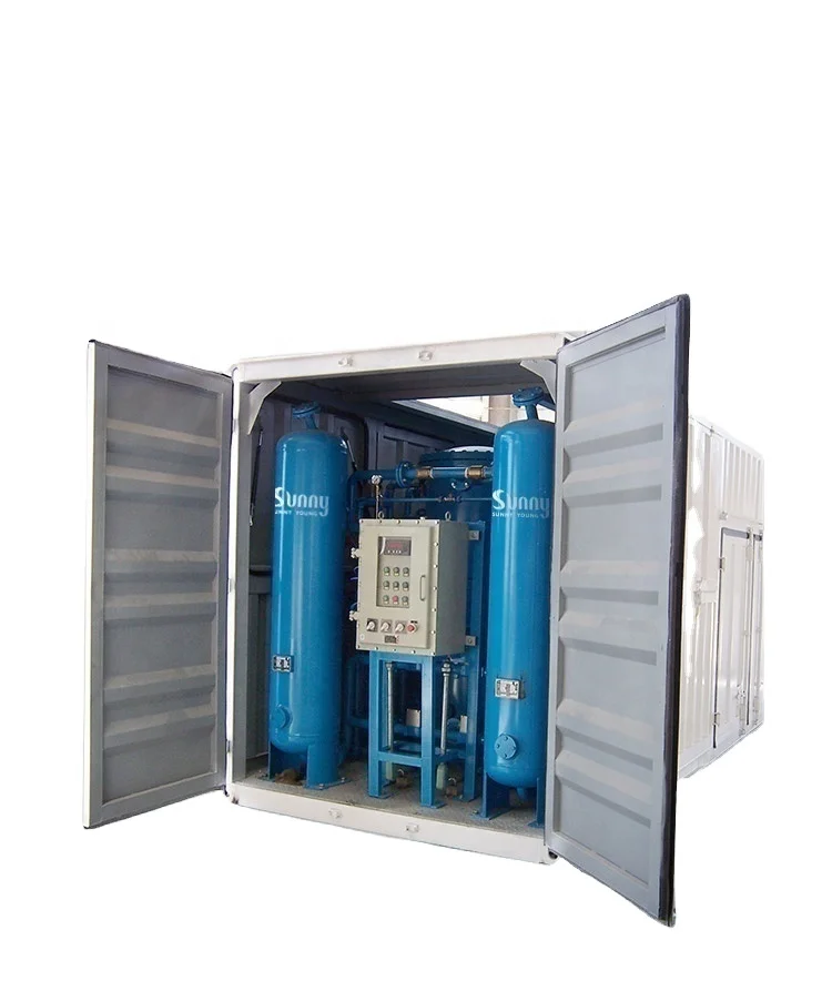 Integrated solution 20Nm3/h with filling station nitrogen generator hi-quality hi-purity containerization psa oxygen generator