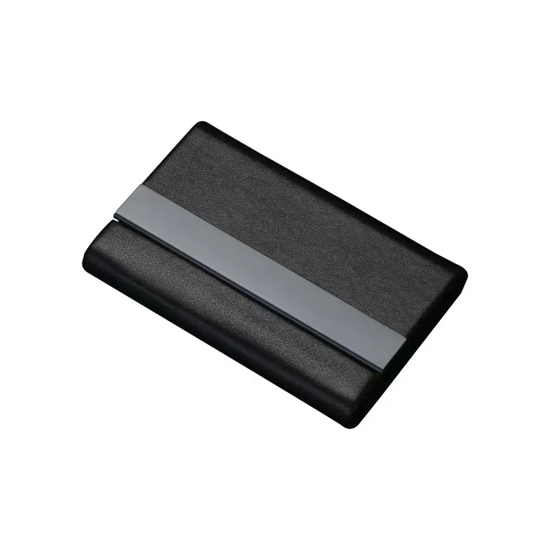 Business Card Holder Large Capacity Metal Card Case Corporate Gift Customizable Logo preview 2