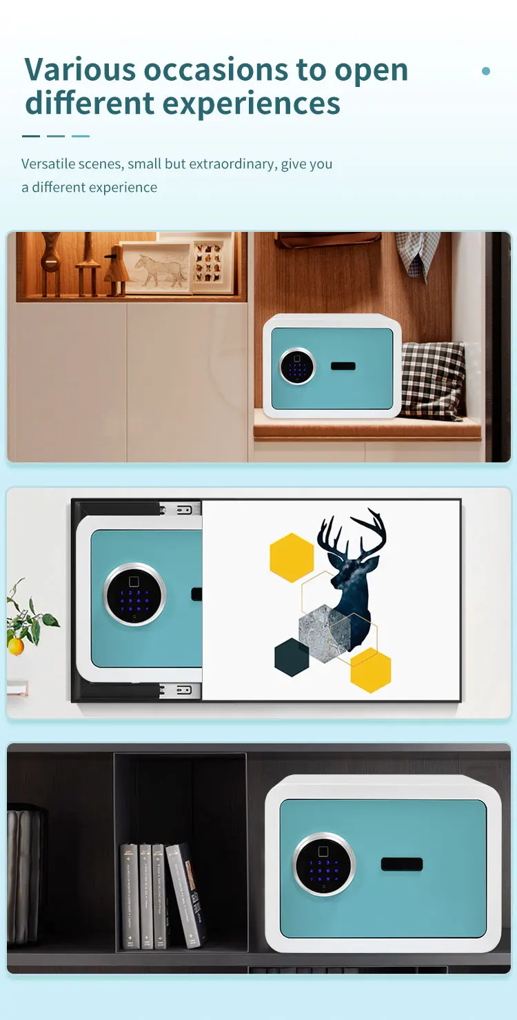 CEQSAFE Mini Metal Money Cash Box with Combination Lock Safe for Security details