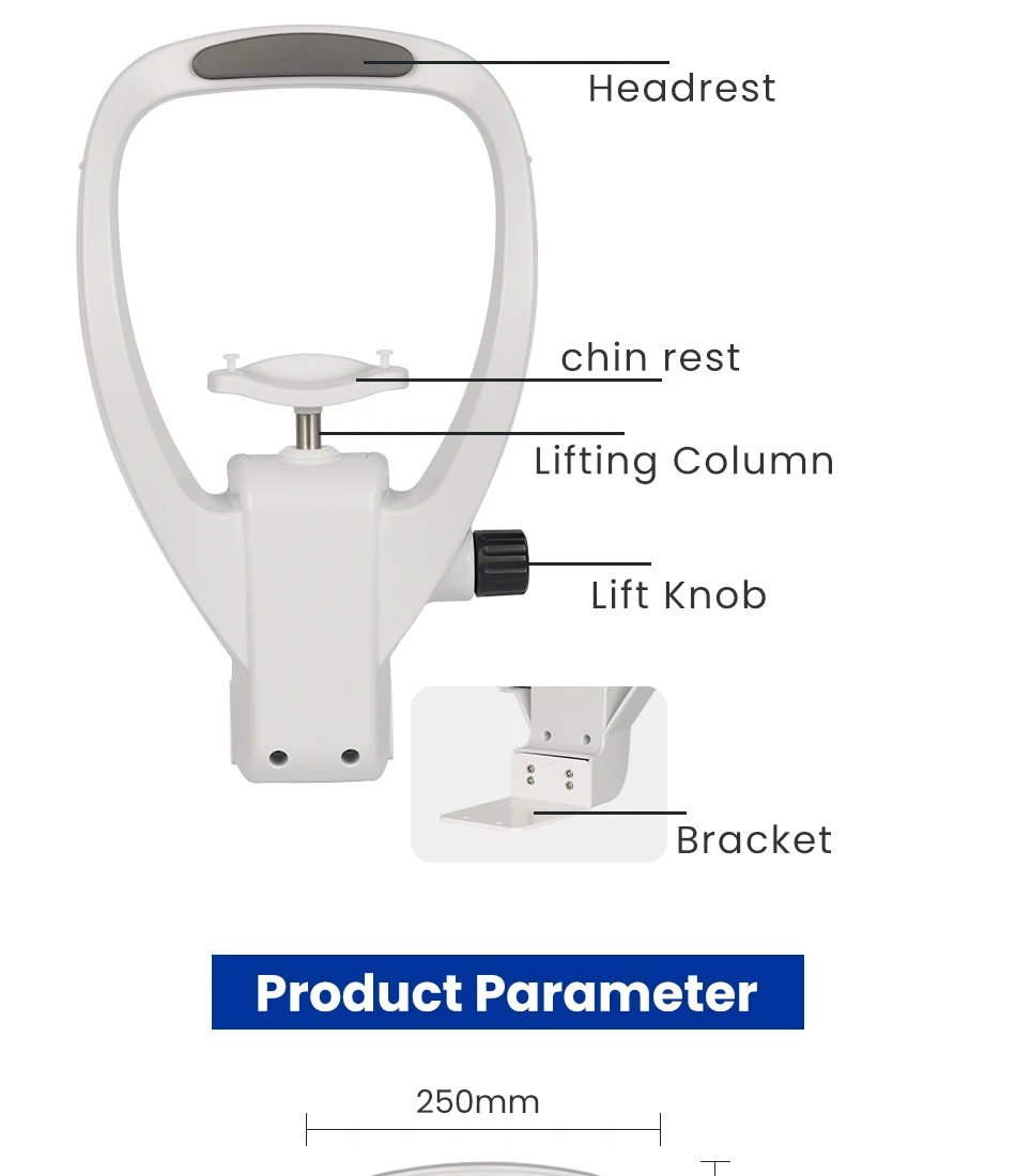 Equipment  Higher Quality Ophthalmic Chin Rest Bracket Optical Use for Auto Refractometer