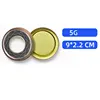 Plata, 5g (D9*H2cm), 300 unidades/caja