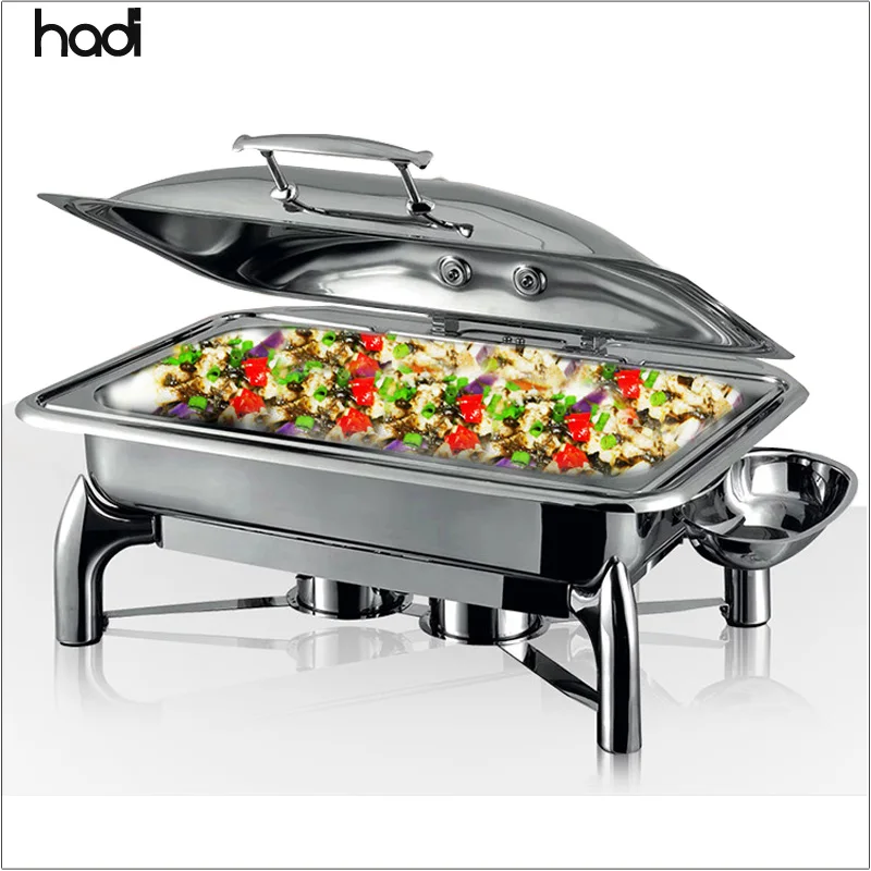 Новейшая прямоугольная гидравлическая посуда для жарки Hadi Rolltop для отелей и ресторанов, продажа подогревателя еды на Филиппинах