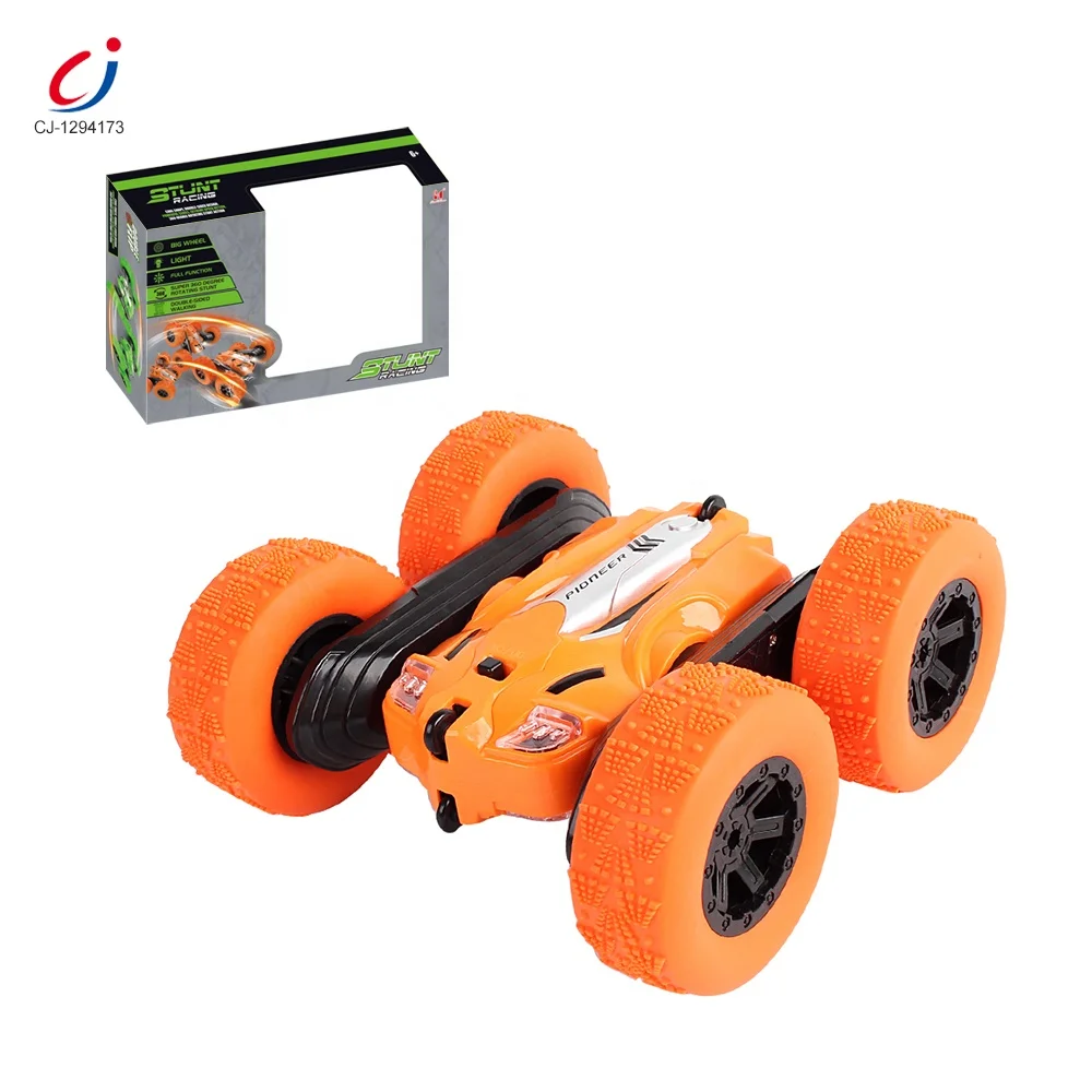 Chengji Juguetes Remote Control Double Side Stunt High Speed Rc Stunt Vehicle Car 360 Spin Electric Kids Double Roll Stunt Car