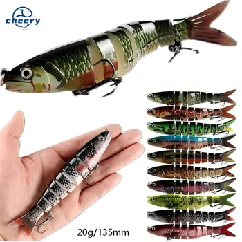 Cheery Wholesale 135mm 20G Kwikfish Bait ABS Multi-Joint Hard Bait for Bass Fishing for River Positions – Hard Lure – view 2