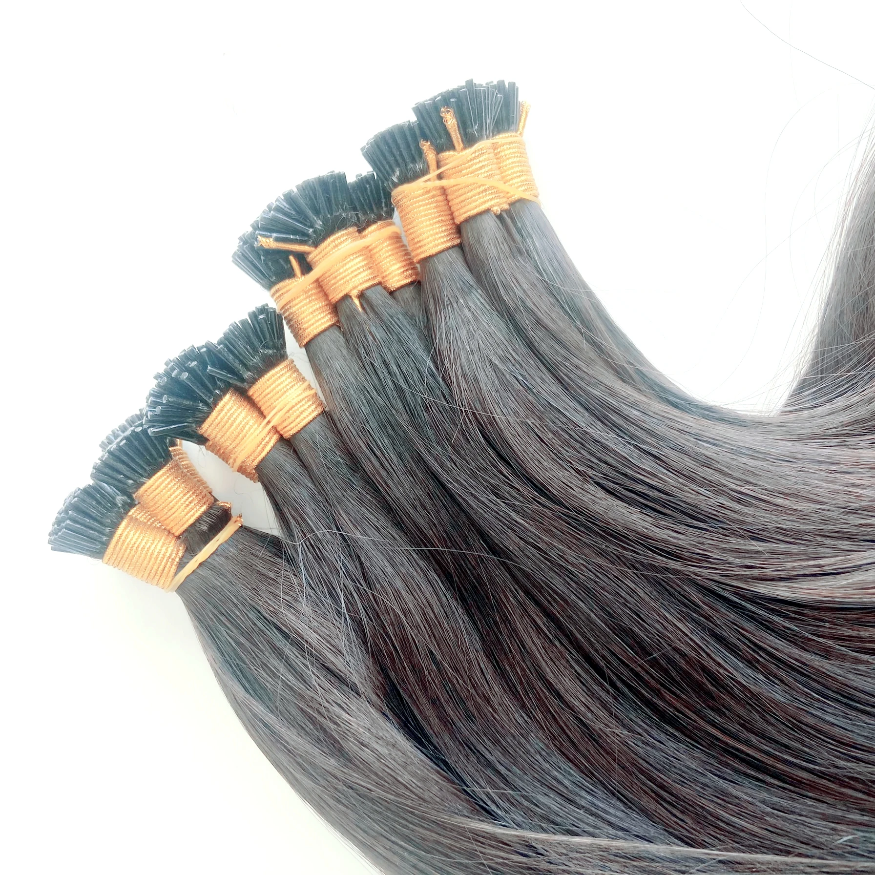 Nauture Blond Raw Virgin Cuticle Aligned Hair Natural Wave Fea Tip Hair Extensions