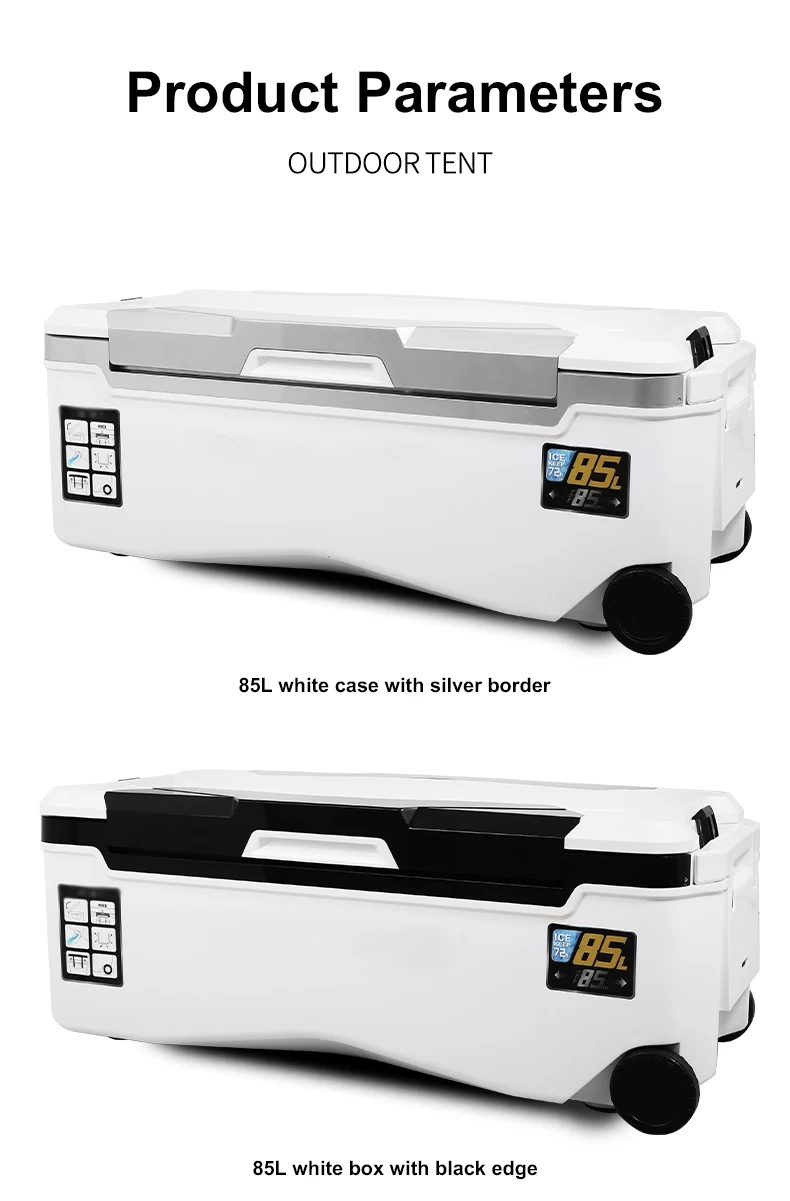 Alocs Outdoor Camping Car Ice Cooler Box Custom Fishing Cooling Box
