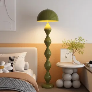JACKSUN Vertical Table Lamp Cream Minimalist Style Floor Lamp for Living Room Sofa Side Exhibition Hall Ornaments