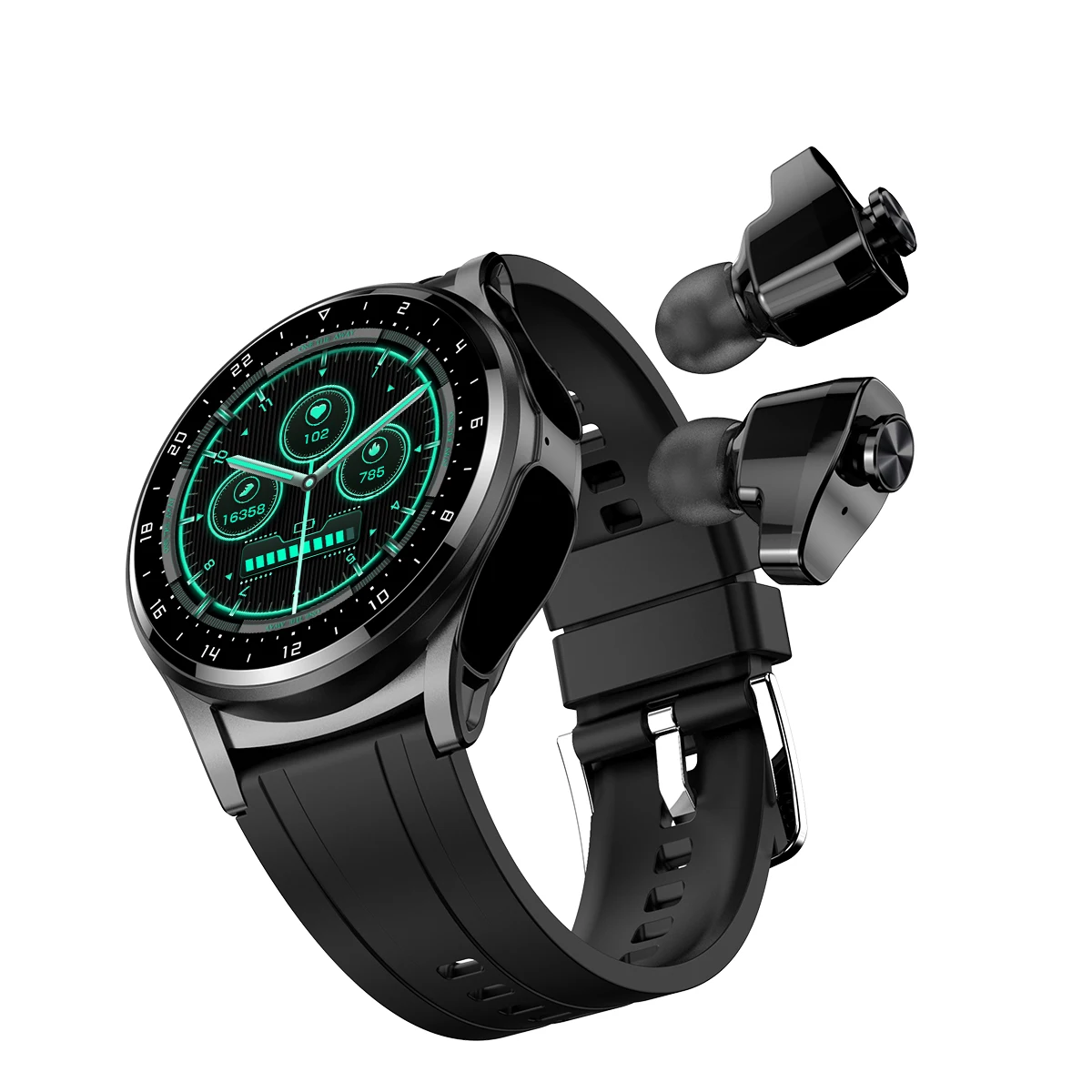 新品未開封！イヤホン内蔵スマートウォッチHUAWEI WATCH Buds 黒