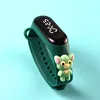 Dark green painter cat