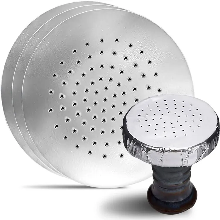 Precut Hookah Silver Foil Paper Round - Factory Price