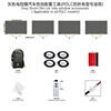 Set grigio da 4 pezzi