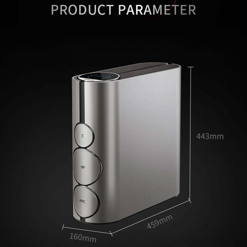 IMRITA Tankless Large Flow 800 GPD Water Filter Alkaline Mineral Water Reverse Osmosis RO System Water Purifier for Home