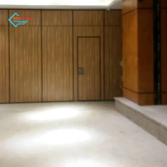 Folding Operable Sliding Movable Soundproof Partition Wall Including Track Hardware Rollers Accessories