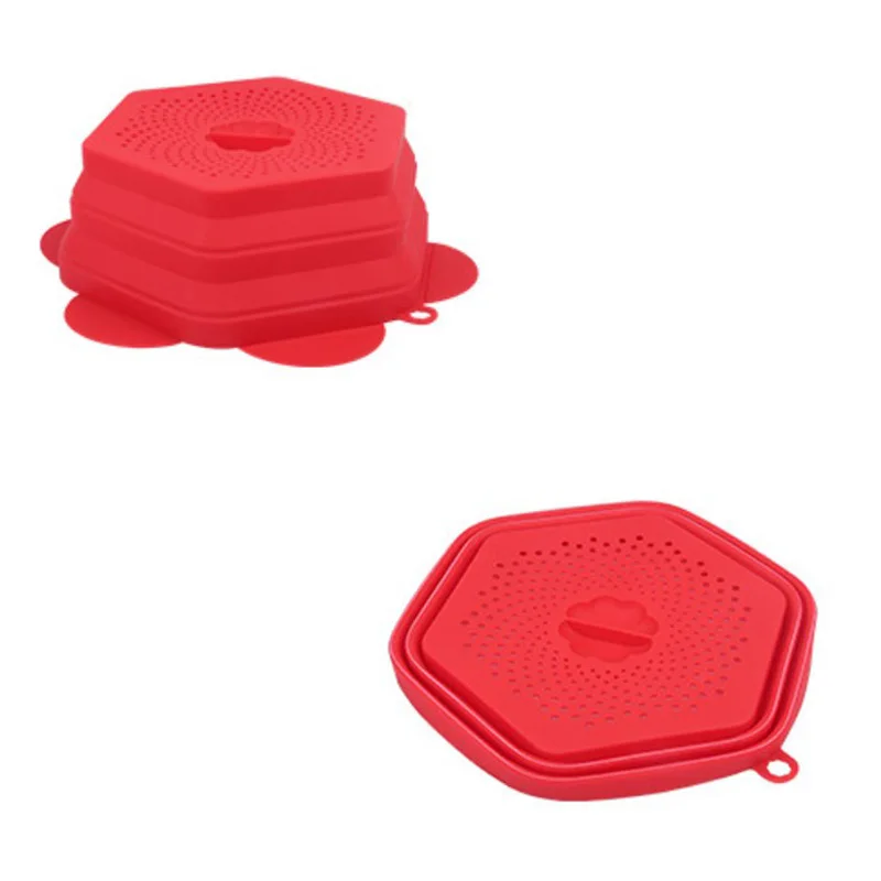 Multipurpose Collapsible Silicone Microwave Cover Oil Proof Splash