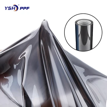 Dark Grey PPF 7.5mil TPH anti yellowing Tint Anti Small Scratches Protect Car Lamp Light film