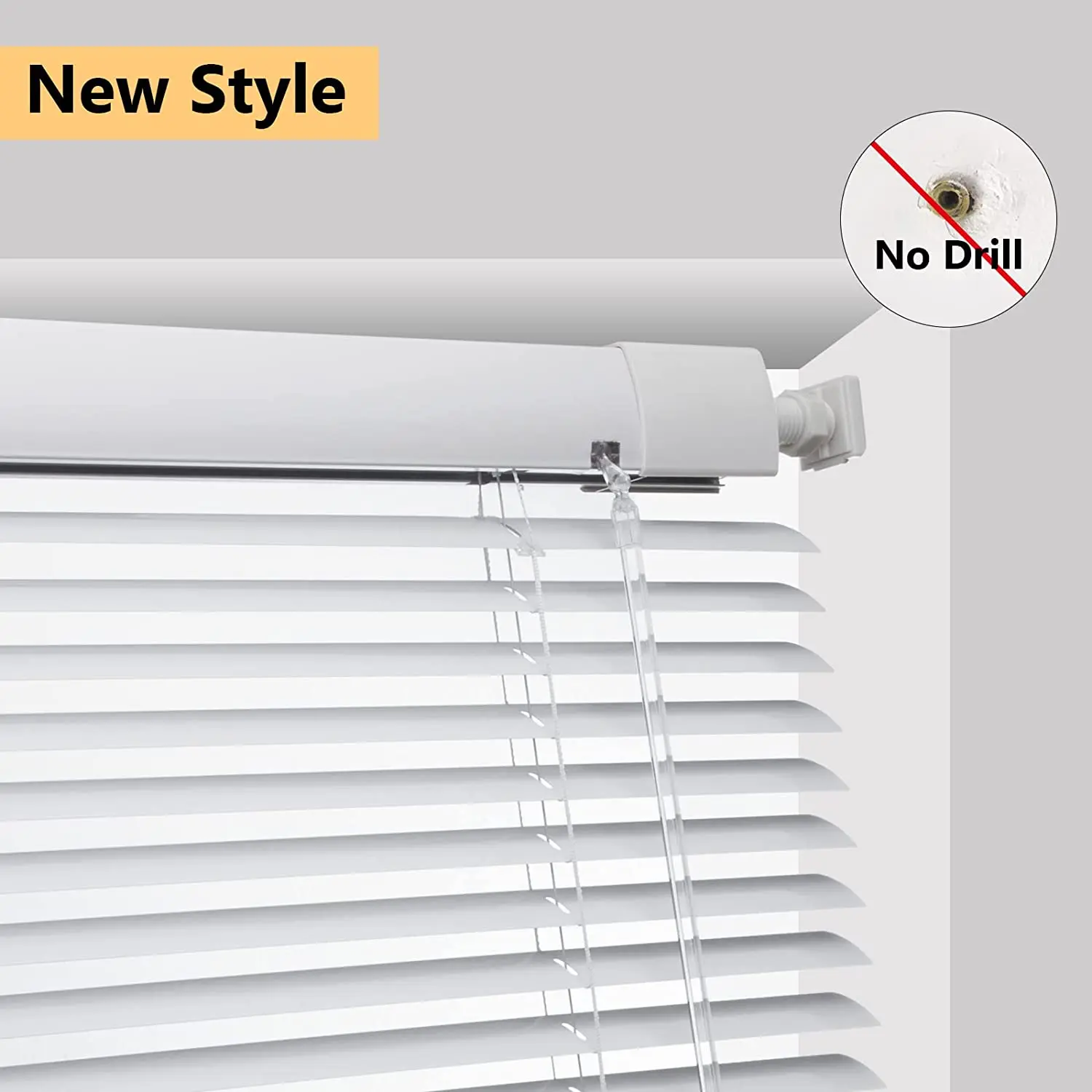 Customized Size Horizontal Metal Mini Blinds For Window Cordless ...