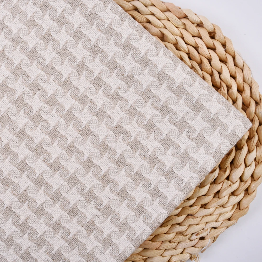 product wholesale woven linen cotton viscose mix blend yarn dyed fabric for blouse skirts suit cloth-4