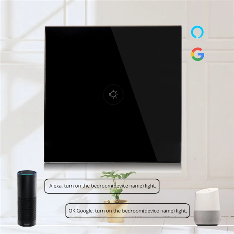 Tuya Capacitive Touch Sense Smart Wifi Switch Electric Switches for Home