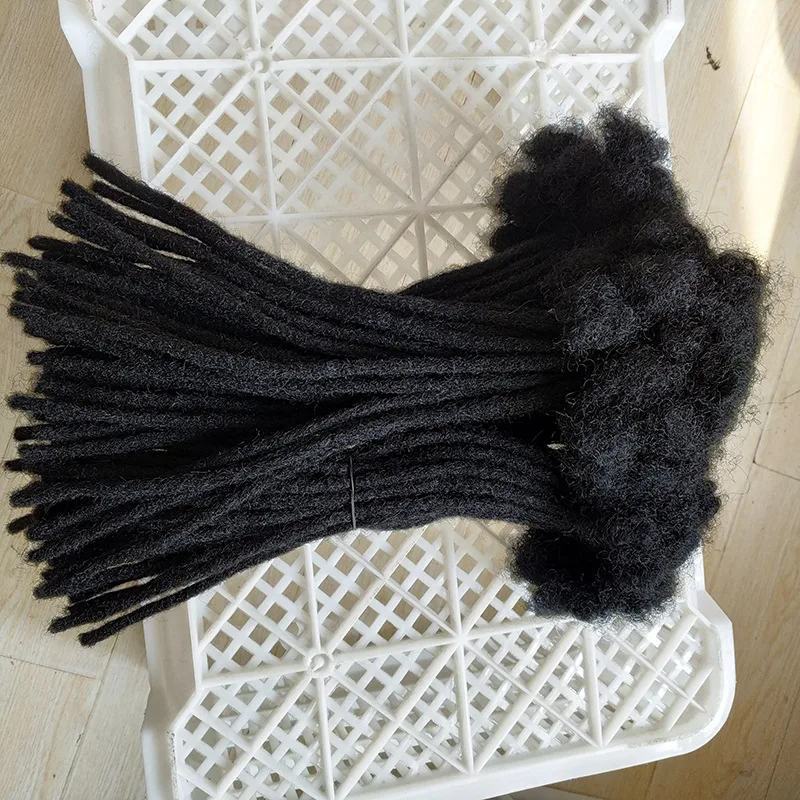 6Inch-24Inch Dreadlock Extensions Human Hair for Men/Women 100% Real Human Hair Permanent Dreadlocks