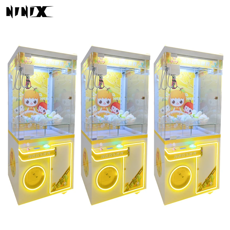 Arcade Cheap Vending Machine Amusement Park Yellow Claw Machine Selling Canadian Large Crane Snack Gift Doll Machine