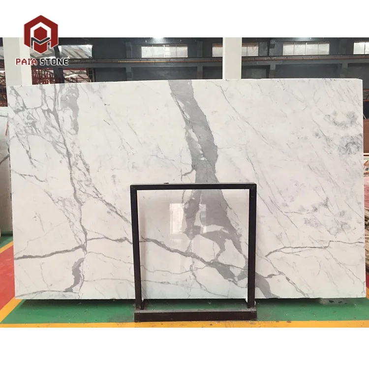 product top quality snow statuario white slabs hotel lobby wall flooring tiles design marble-1