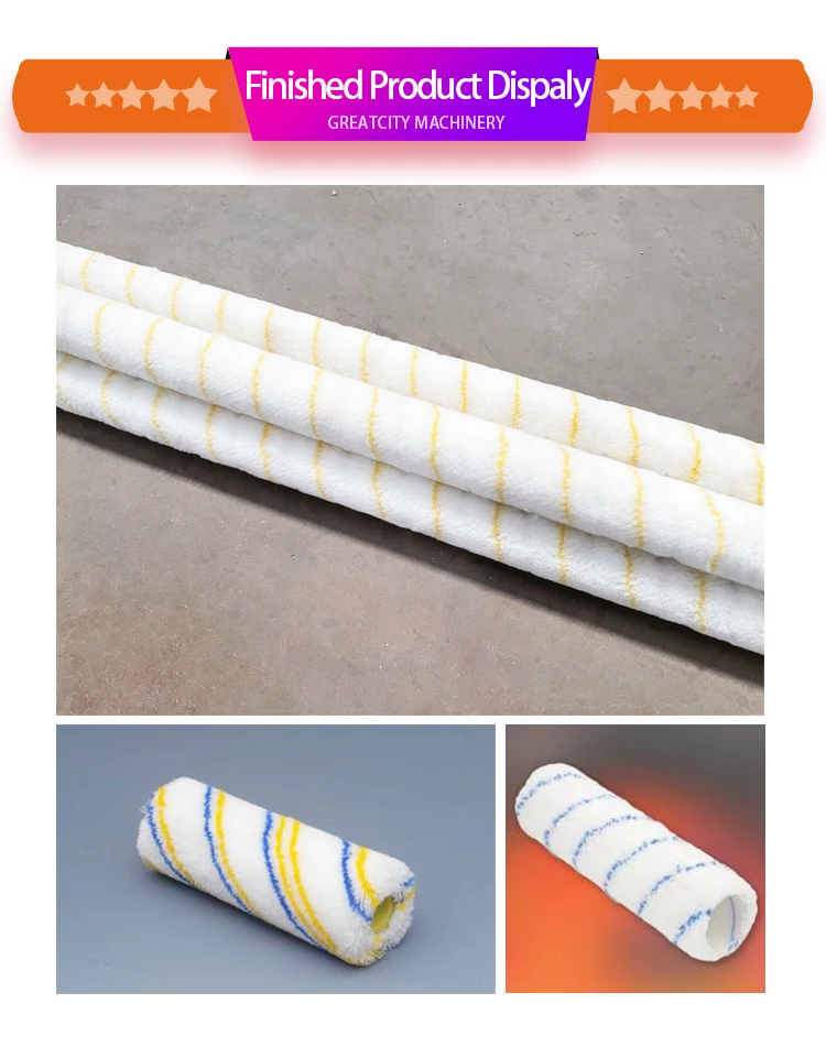 paint roller winding machine