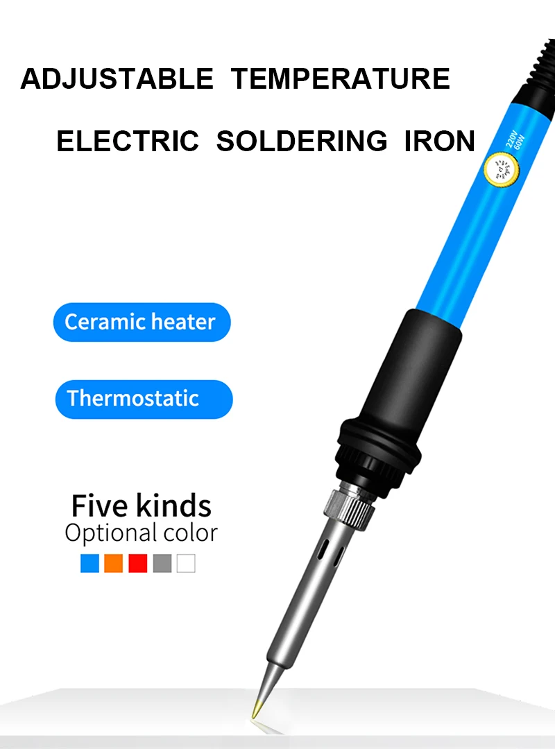 Soldering Iron 80w 60w 40w Wood Burning Pen Adjustable Temperature Soldering Tool Fer A Souder