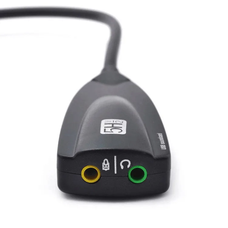 Steel Sound 5hv2 USB Sound Card Wired Virtual Surround Sound