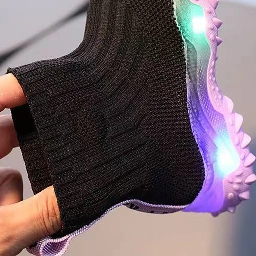 Кроссовки Детские дизайнерские LED обувь для тенниса Оригинальная Повседневная ходьбы детская