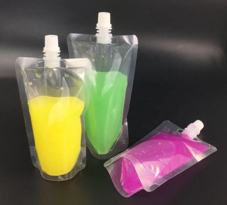 7oz 10oz 12oz 16oz Spout Drink Pouch Standup Plastic Juice Beverage ...