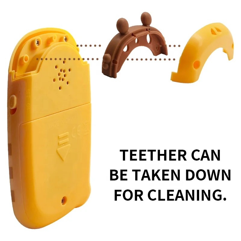 Musical Baby Phone Toy - Kids Learning Game Kids Toy Mobile Smart Cell Phone 6 to 12 Months with Record & Playback