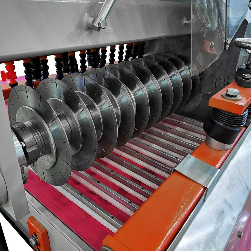 Hualong Porcelain Tile Multi Blade Stone Strips Mosaic and Marble Granite Cobblestone Multi Disc Cutting Double 3 Head Machines