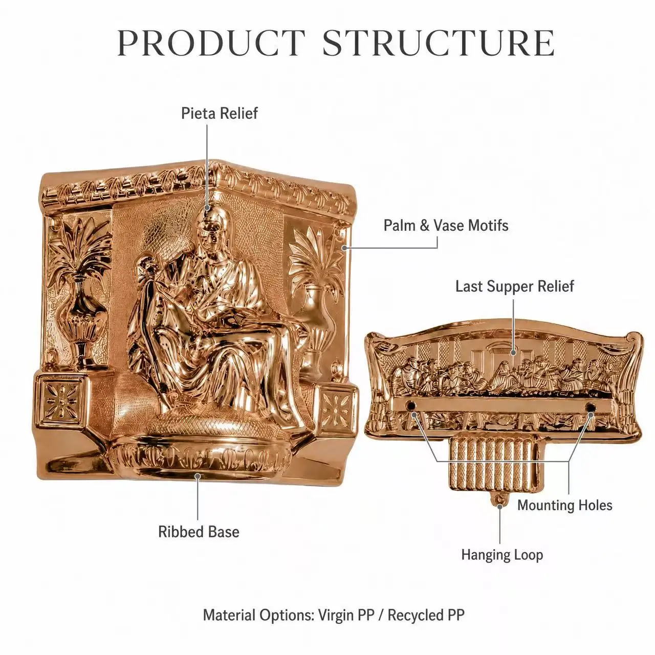 The Cheapest Model 9# Casket Fitting Plastic Coffin Corner Funeral Casket Coffin Funeral Casket Coffin