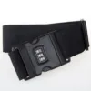 Black password luggage strap