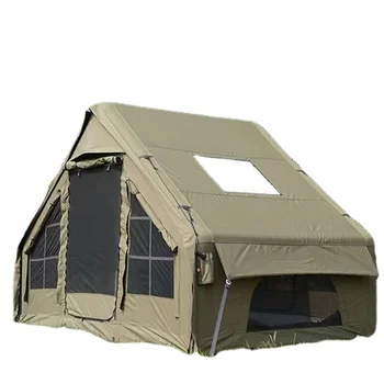 Green Inflatable Air Tent Inflatable Outdoor Camping Automatic Tent