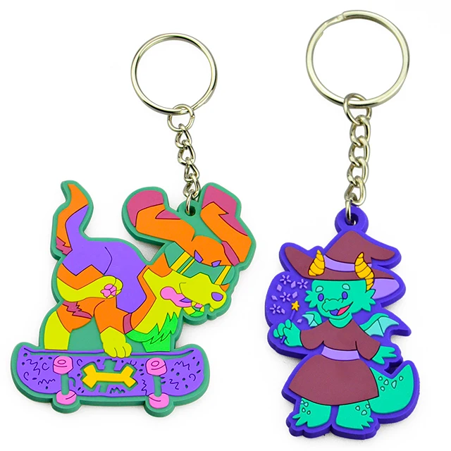 Keychain Soft Rabar Custom 2D Soft Pvc Keychain Key Chain Logo Soft Rubber Keychains ...