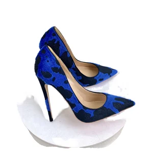 Women's High Heels 2026 Stilettos Job Shoes with Anti-slip Outsole Plus Size 12CM/10CM/8CM Cow Skin Kadin Sandalet Thin Heels