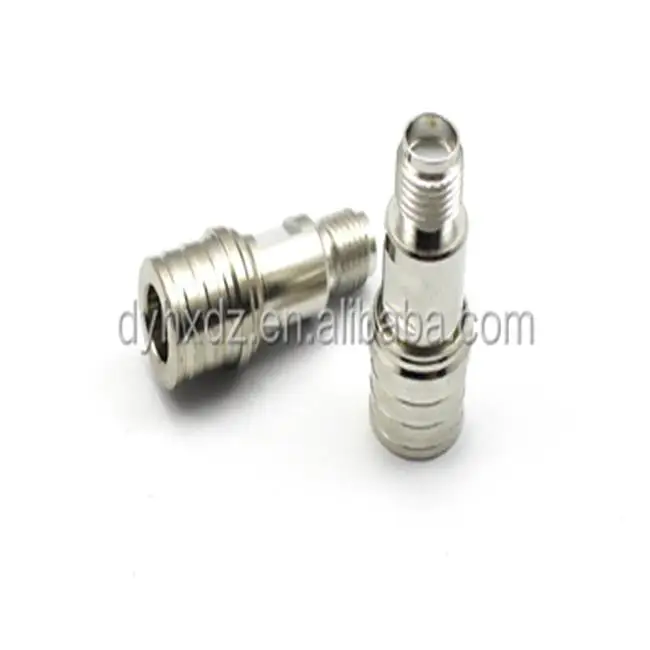 QMA Male Plug to for SMA Female Jack Adapter 50ohm Impedance for RF Applications