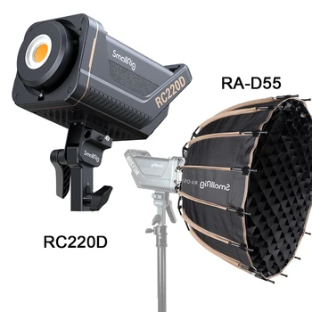 Small Rig RC220D RC220B Bi-Color RC220D Daylight COB LED Photography Light Point Source Video Light Photo Studio Live Streaming
