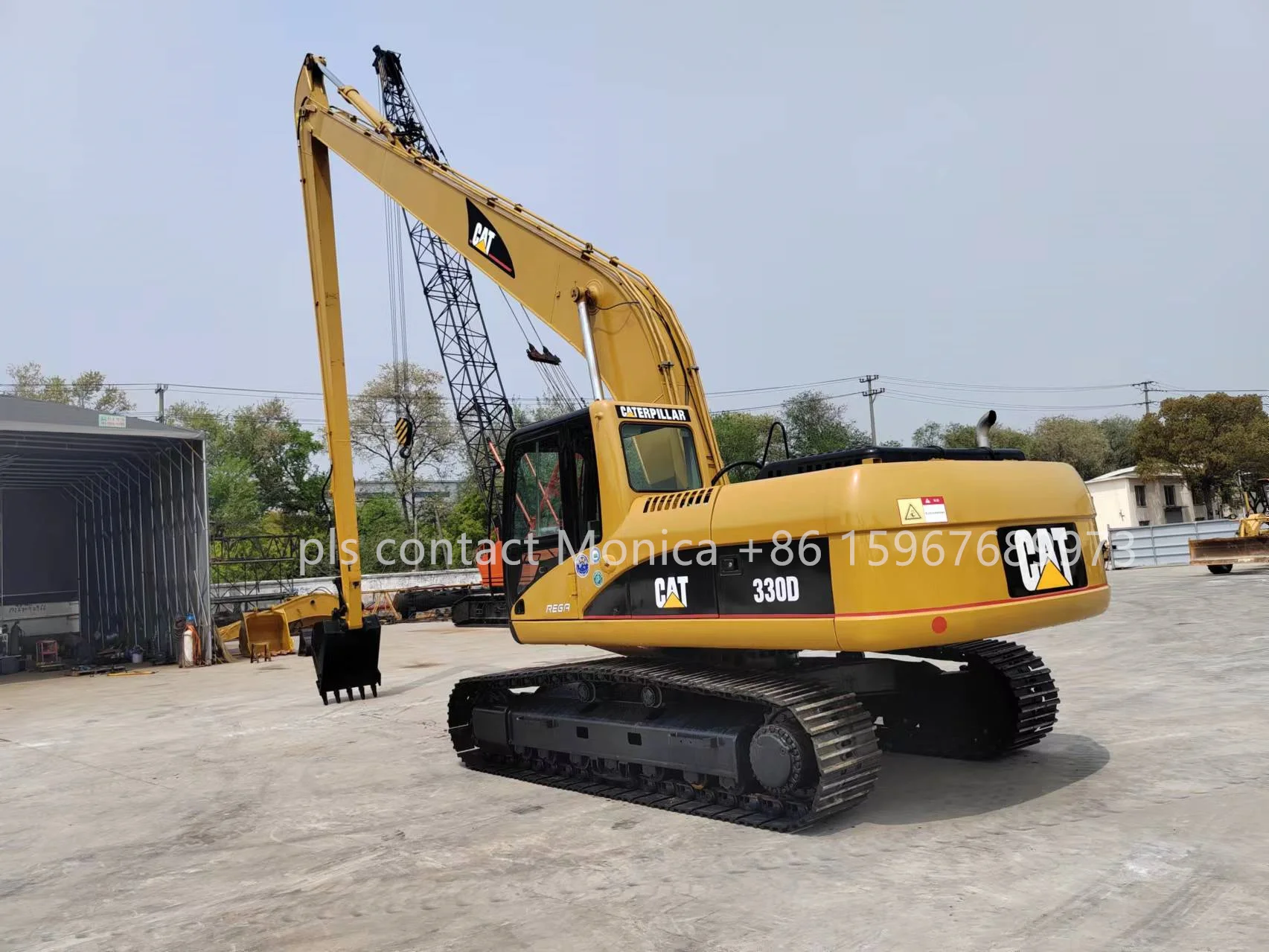 Excavator Extension Arm Quick Extension Stick Long Reach Boom for Excavator 330D