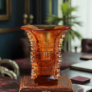 Liuli Fengshui Home Hall Decoration China Crystal Glass Decorative Business Gift