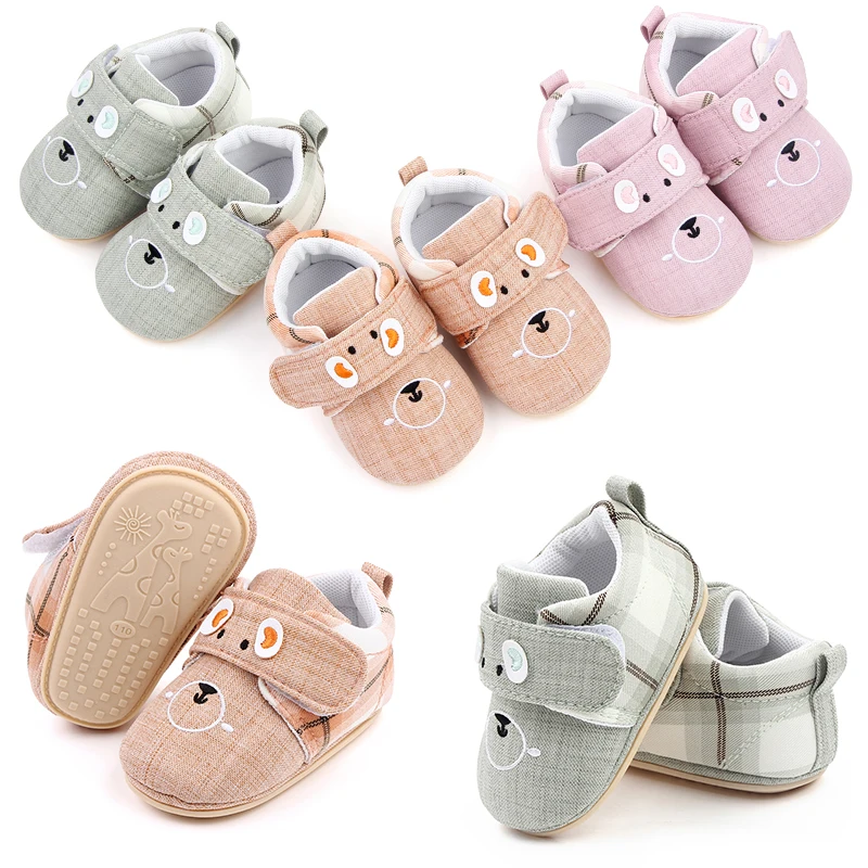 High Quality Soft TPR Baby Walking Shoes Soft Cotton Toddler Shoes details