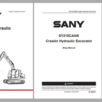 Sany Heavy Equipment Sw Sy Series Shop Manual Diagram And Spare Parts ...