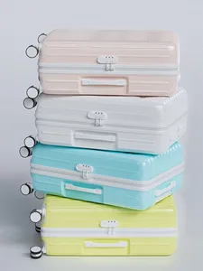 custom logo 2026 New Arrival Unisex Zipper Boarding Trolley Case Durable Multifunctional Waterproof Business Leisure Travel Modern Cartoon